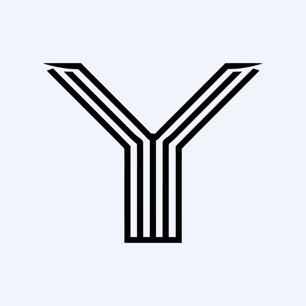 Y letter logo, modern logo, unique logo vector