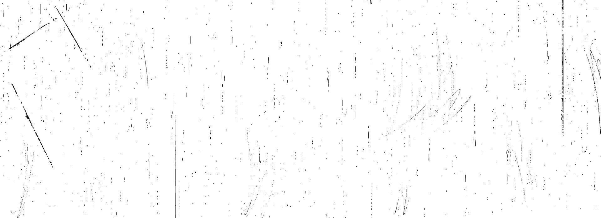 Dusty old scratched texture. Aged grain film overlay. Rough dirty dotted backdrop. Grainy grunge photo filter background. Black particles, fibers and flecks wallpaper. Damaged surface template vector