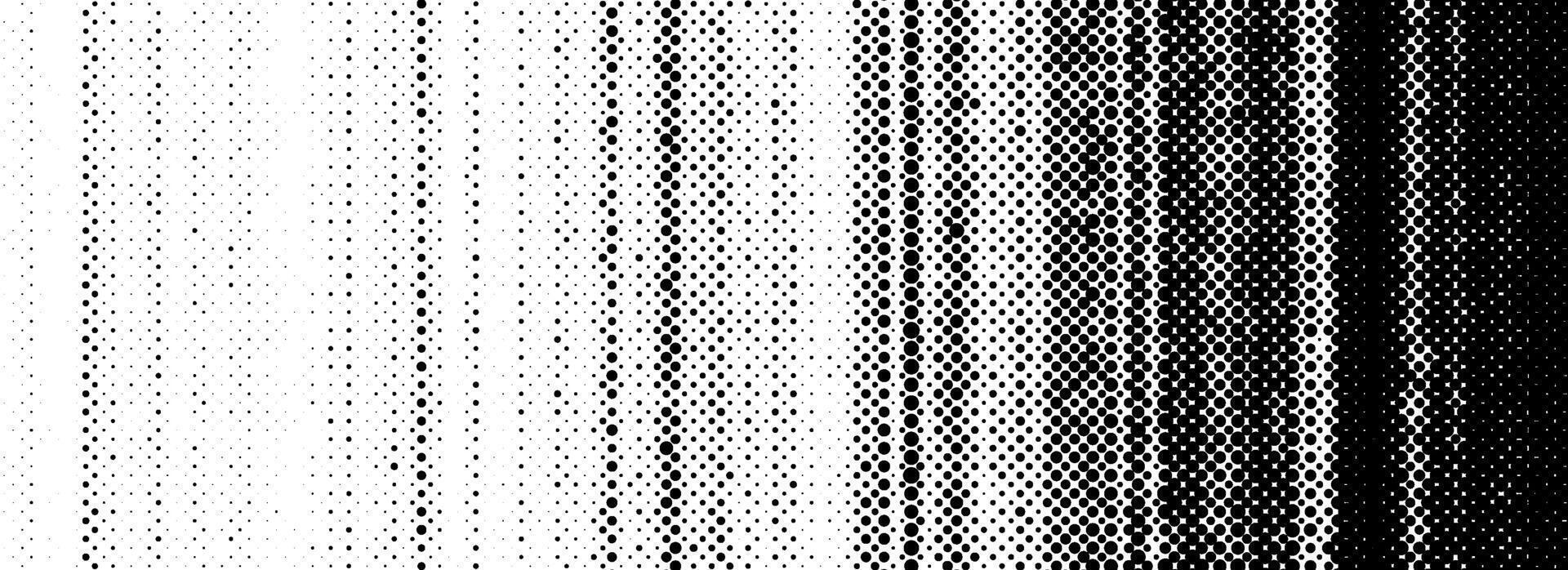 Grunge halftone scratch background. Fading grit noise texture. Dotted pop art sandy wallpaper. Retro vertical pixelated line backdrop. Anime or manga style comic overlay. Halfton template vector