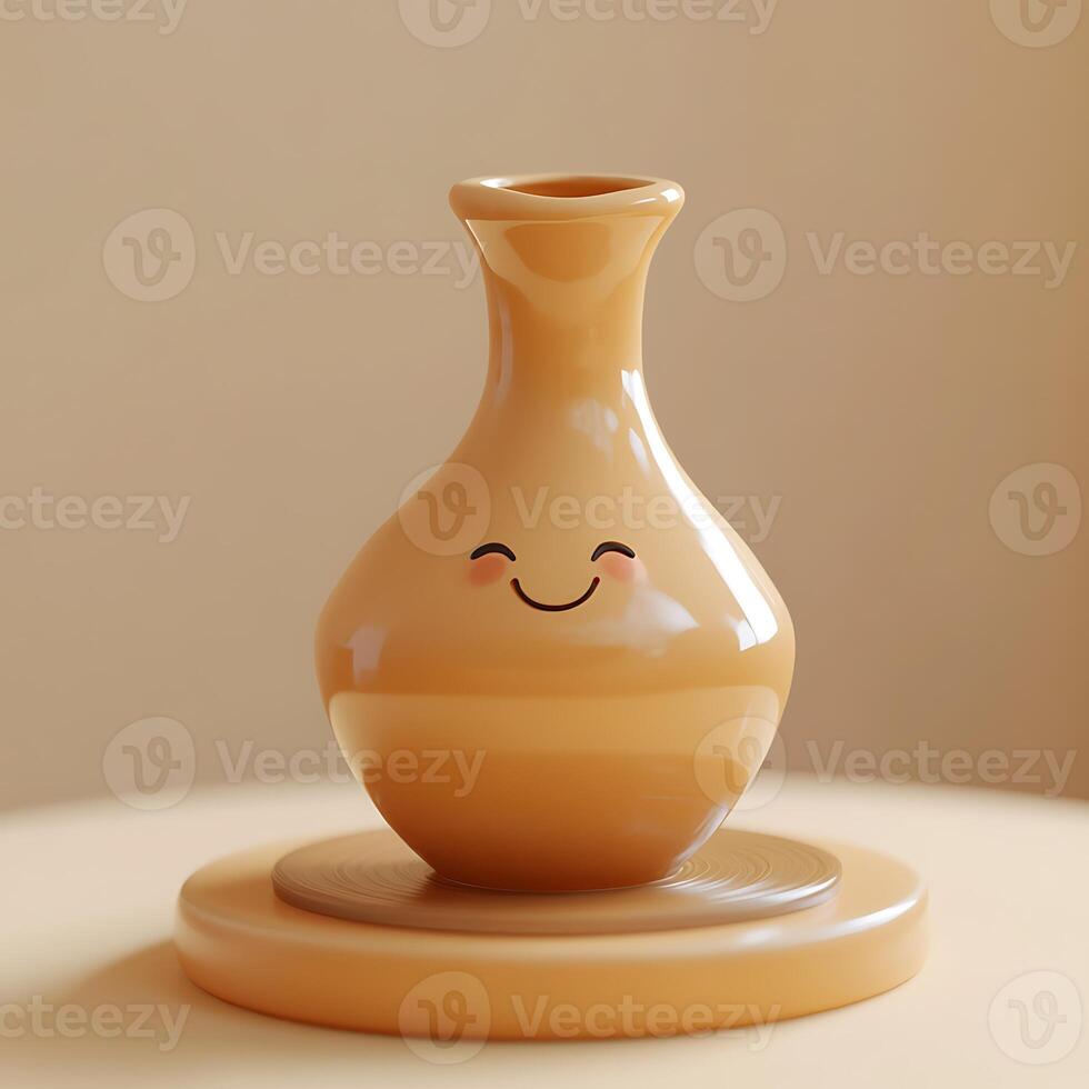3d blender icon pottery product photo