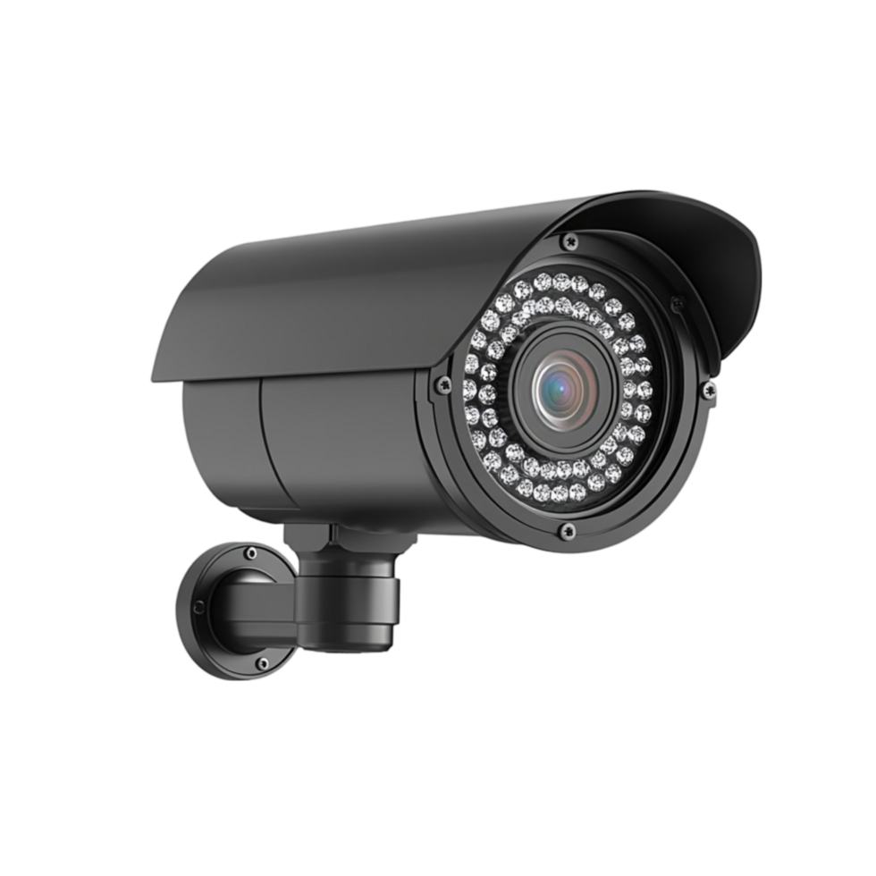 Advanced Security Camera on the Transparent Background. png