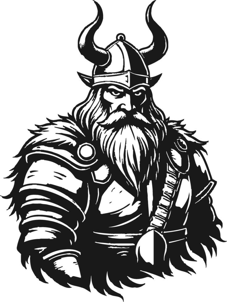 Nordic Viking Ship vector