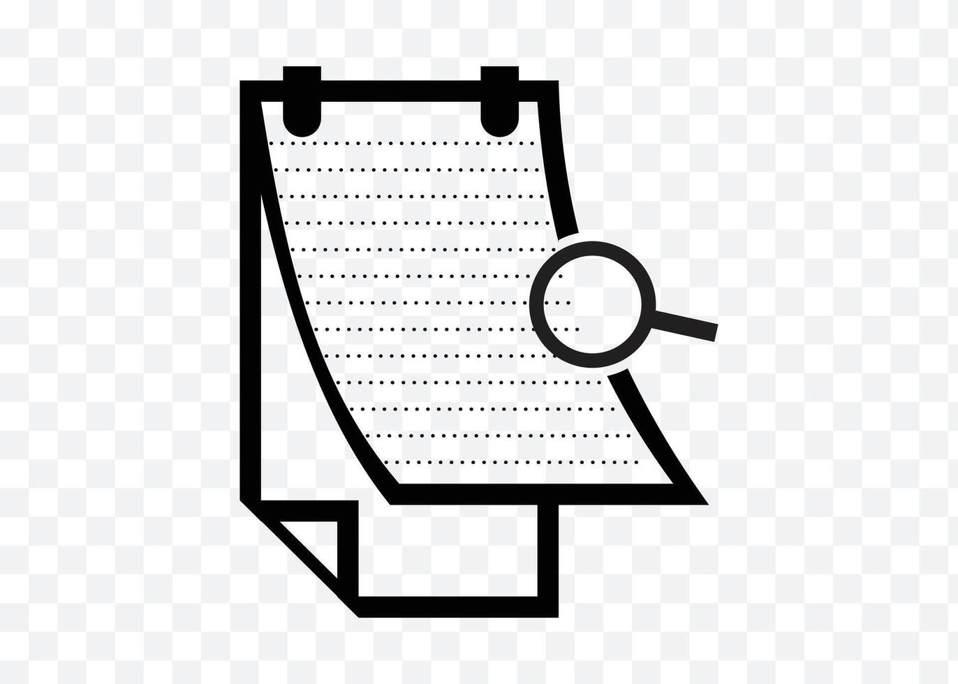 Document Review and Analysis vector