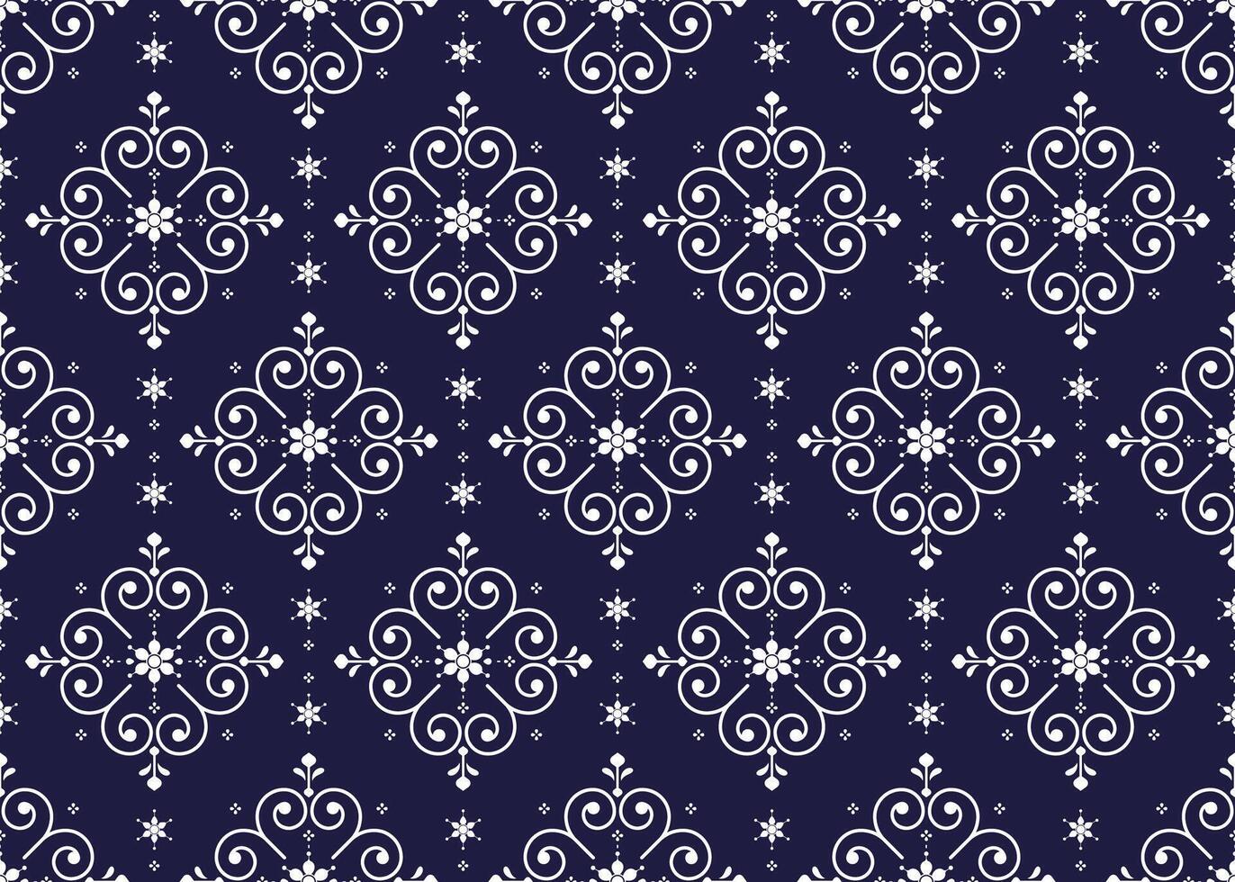 aztec style ethnic fabric seamless pattern, design for cloth, carpet, batik, wallpaper, wrapping etc. vector