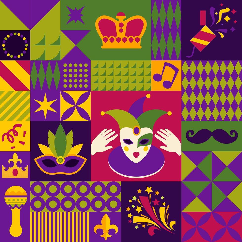 Vibrant Carnival Celebration Poster Design vector