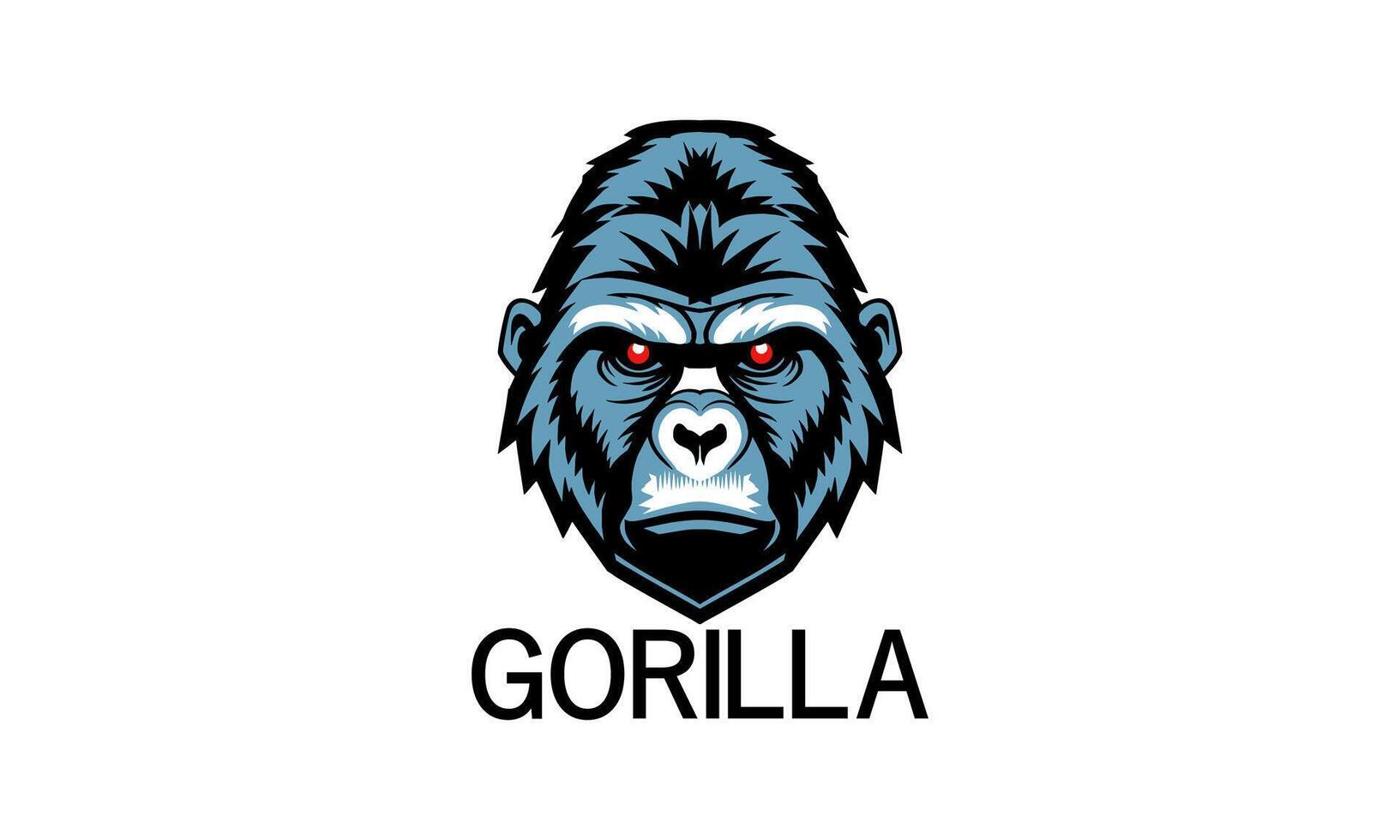 Gorilla Face Illustration vector