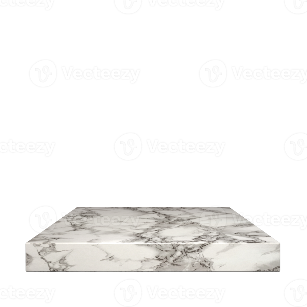 3d render marble podium, product display png