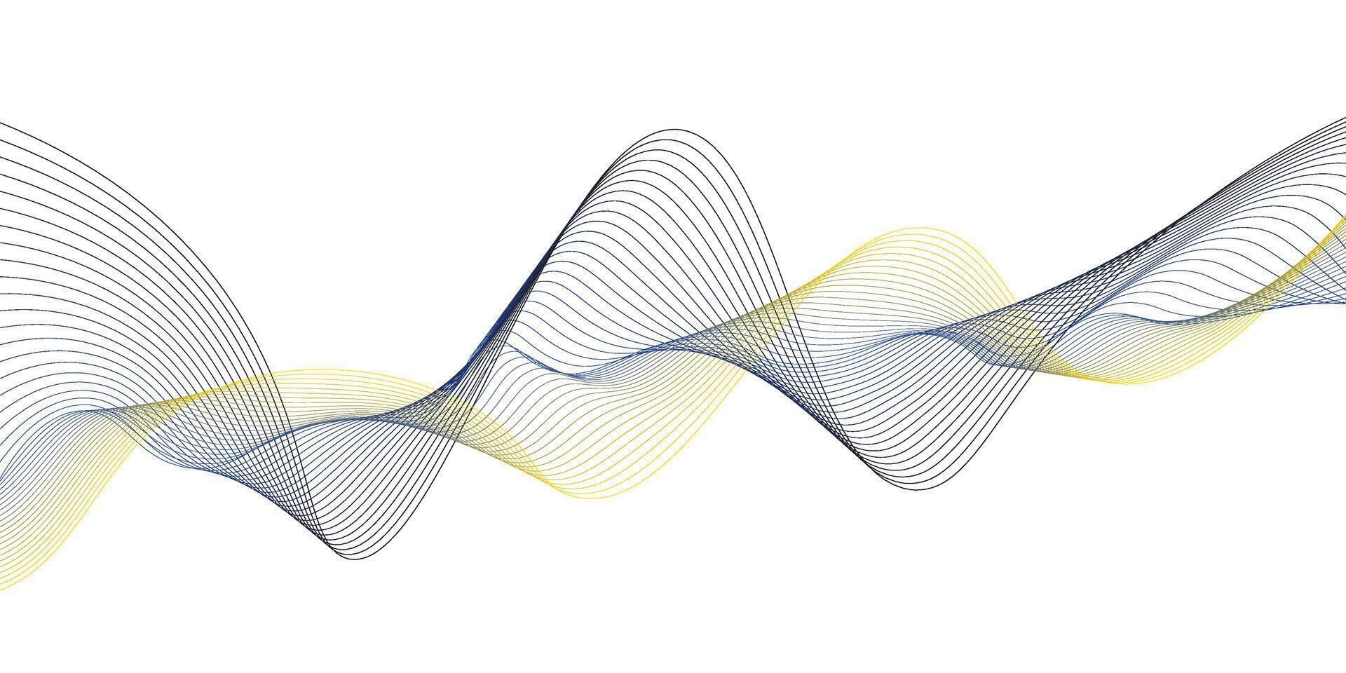Modern Abstract Motion Lines vector