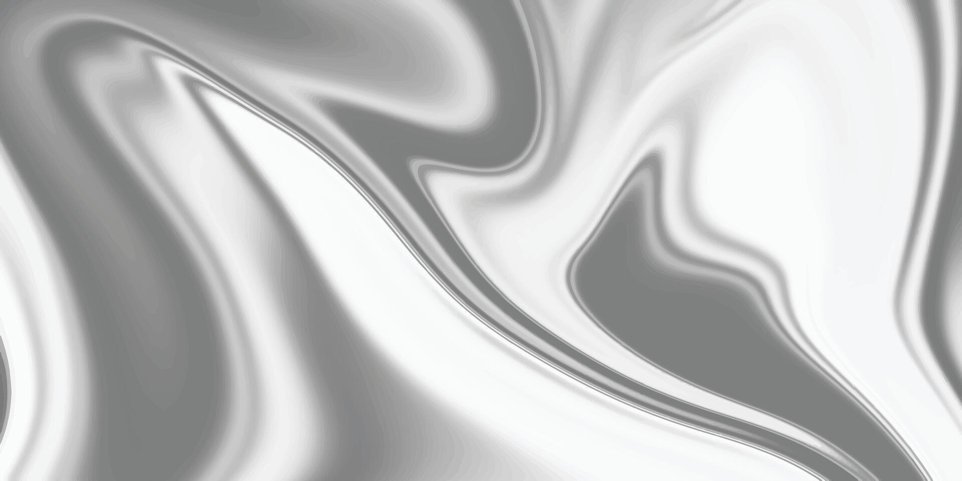 Elegant Silver and White Abstract Fluid Background vector
