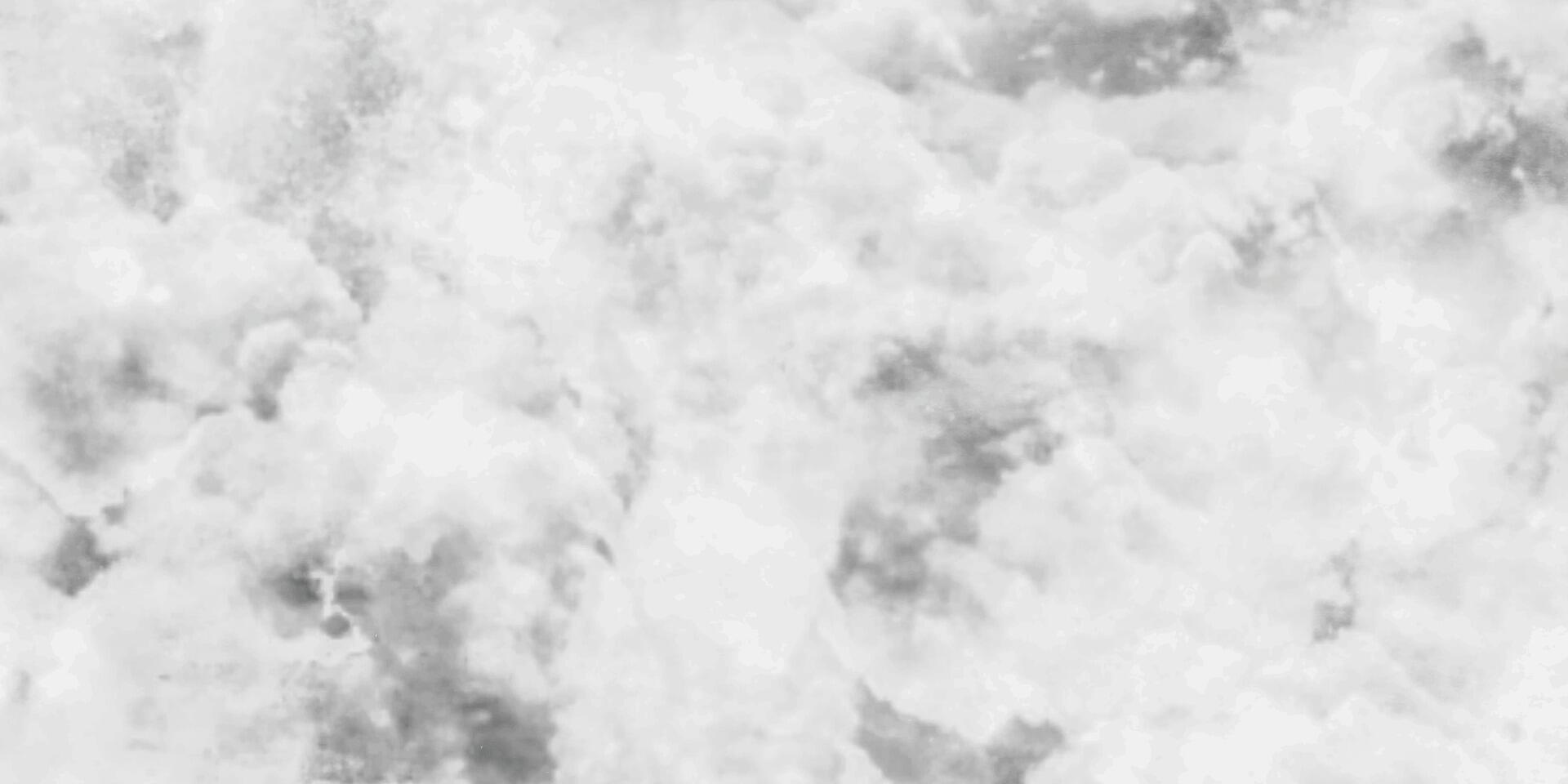 Soft and Fluffy Cloud Formation in Monochrome vector