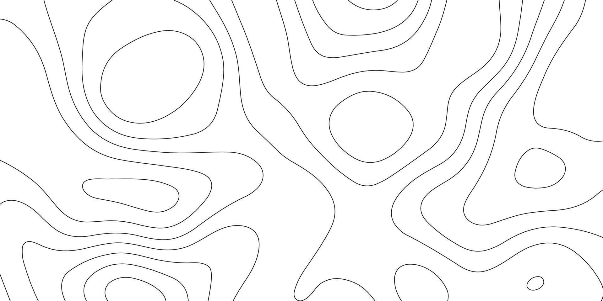 Wavy Geometric Line Art Pattern in Monochrome vector