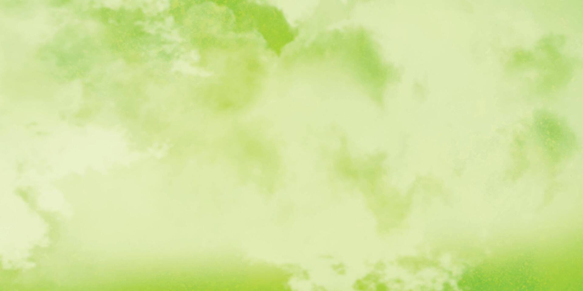 Soft Green Watercolor Background with Cloudy Texture vector