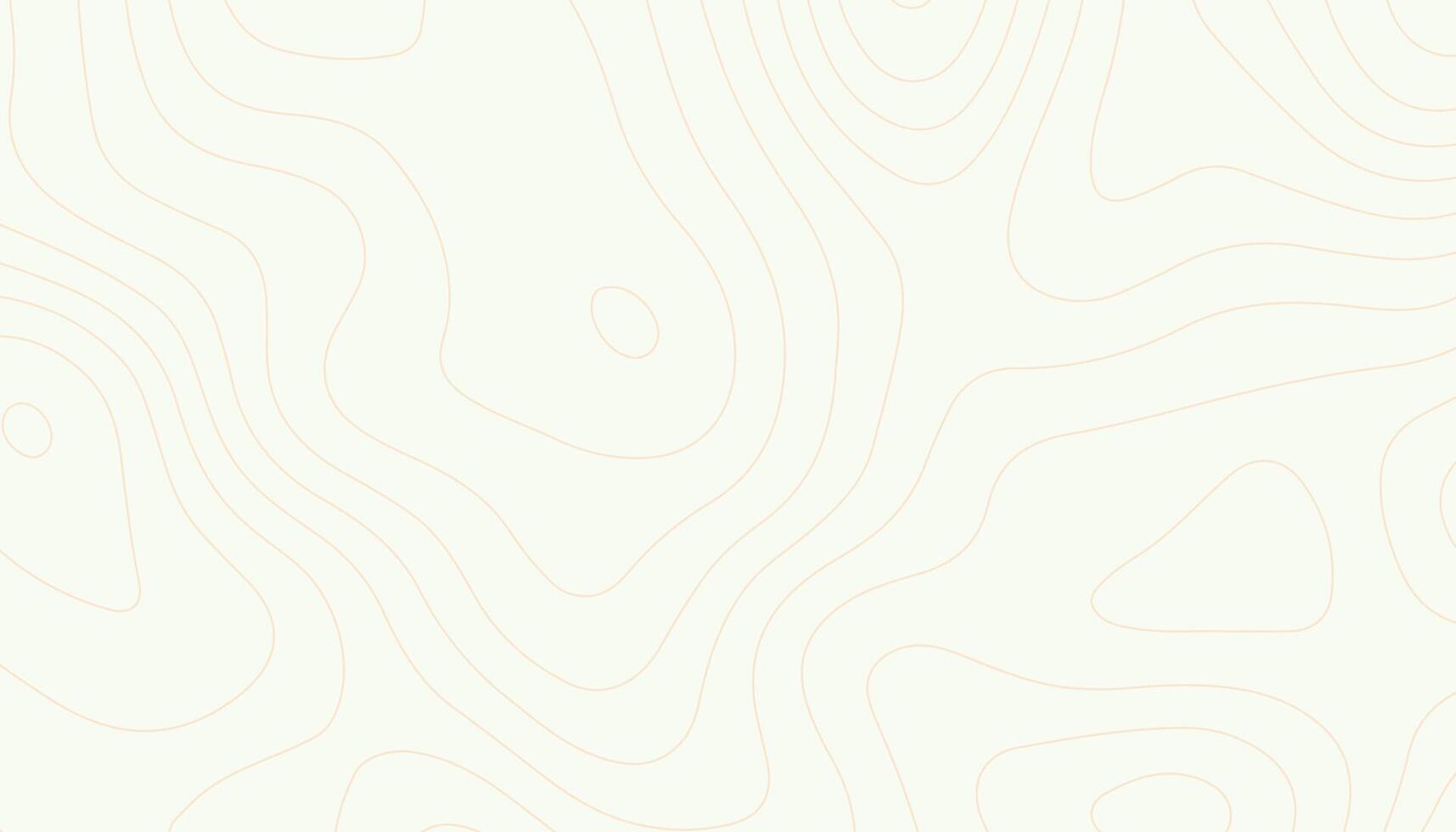 Soft Minimalist Topographic Contour Line Background in Light Tones vector