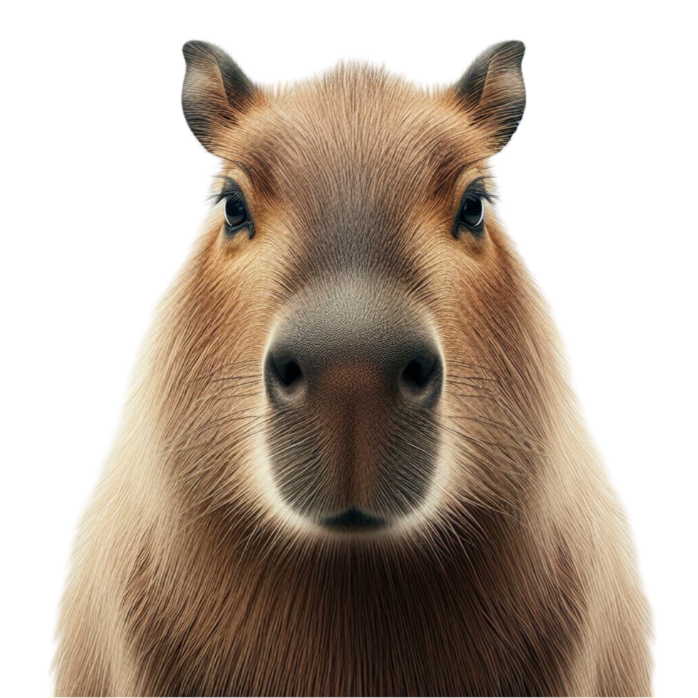 Capybara Close-Up Portrait png