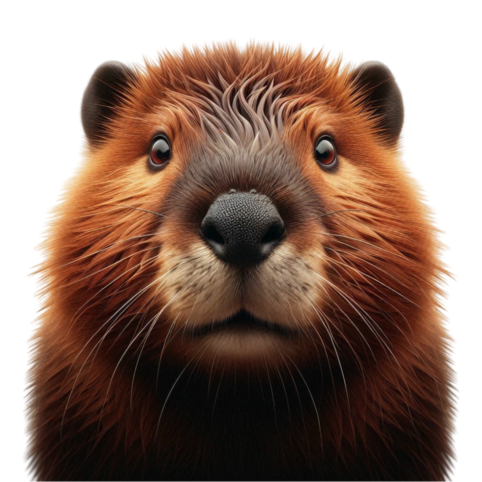 Close-up of Cute Capybara Face png
