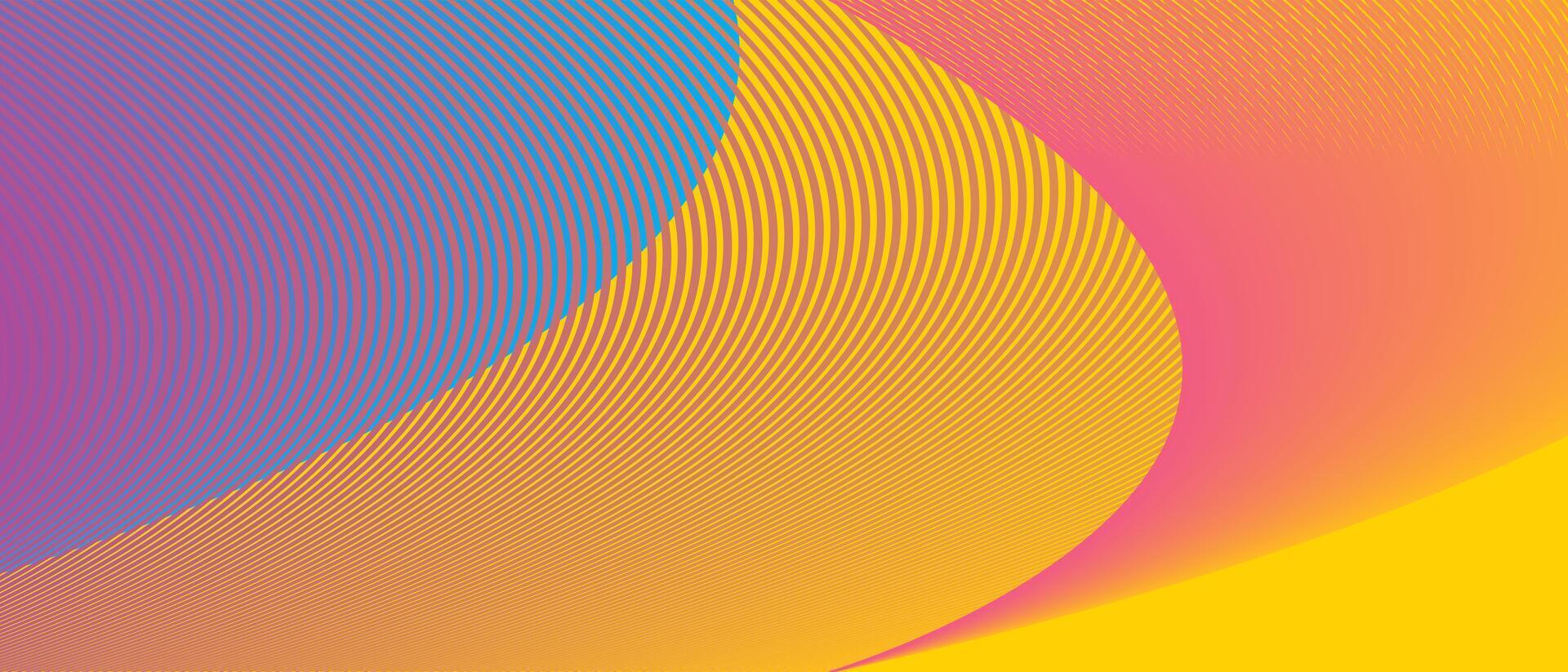 modern dynamic abstract wave illustration gradient background vector