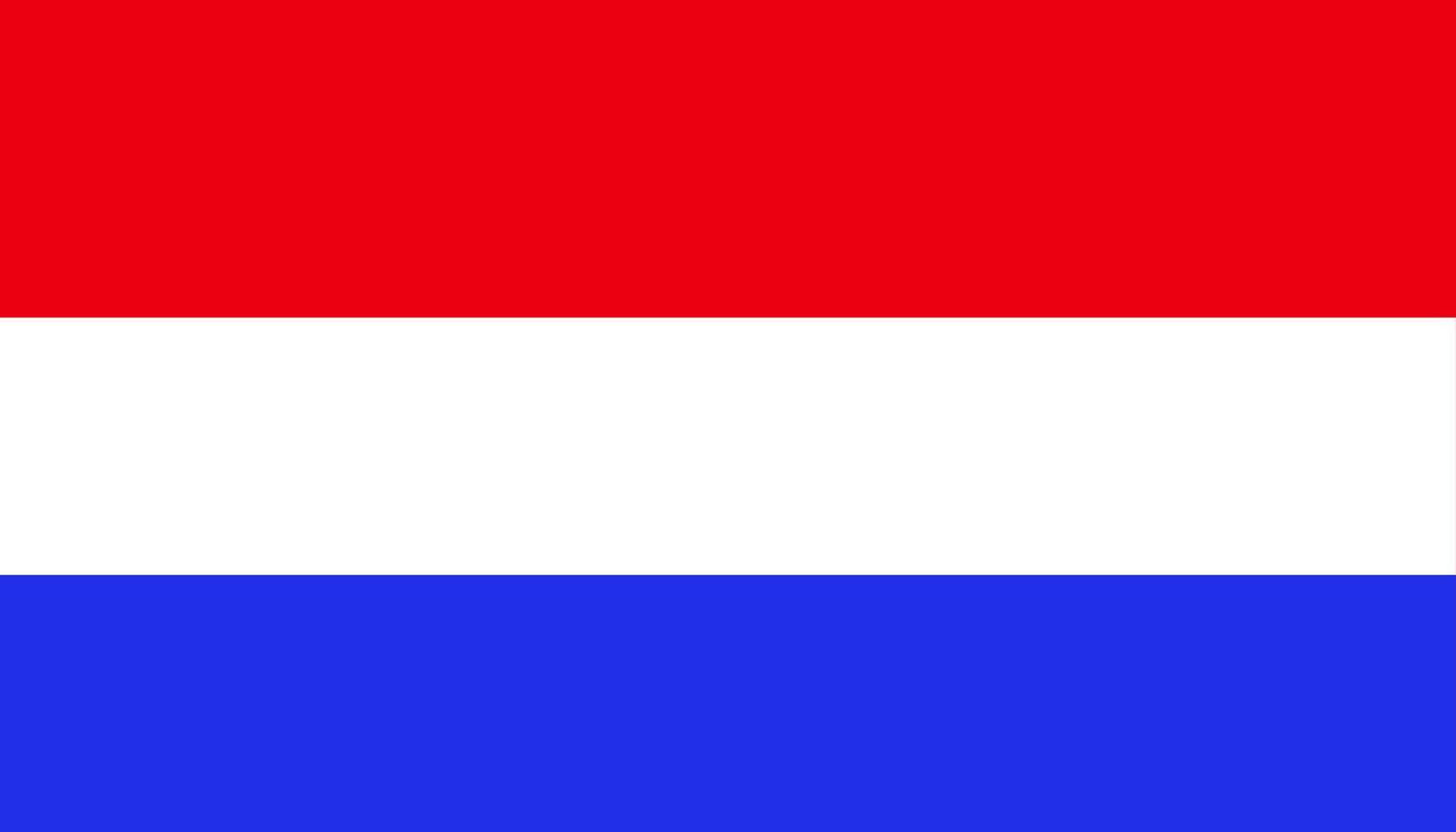 Netherlands flag design illustration vector