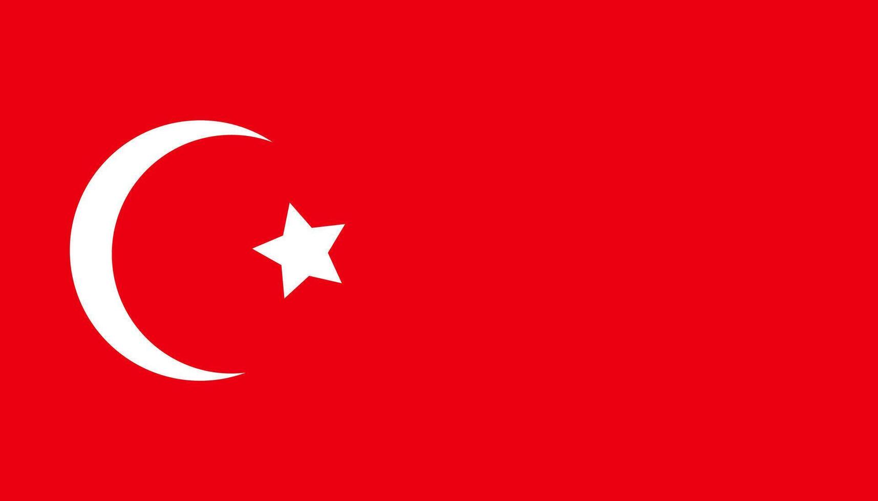 Turkey flag design illustration vector