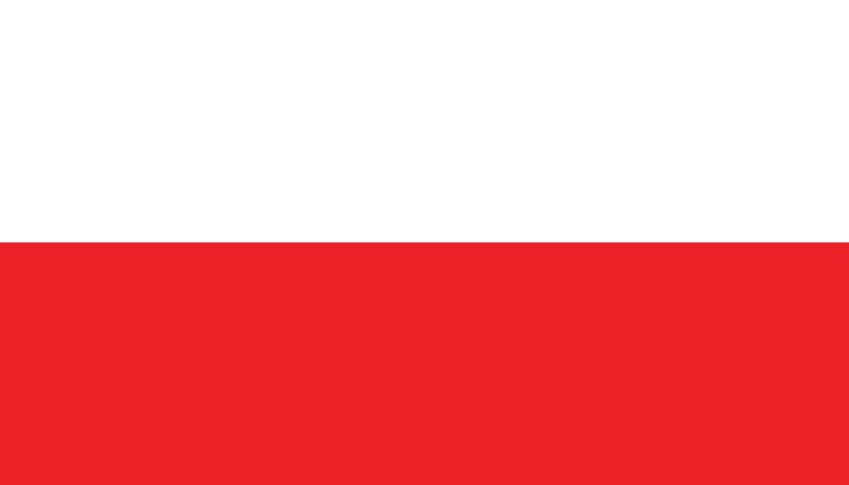 Poland flag design illustration vector