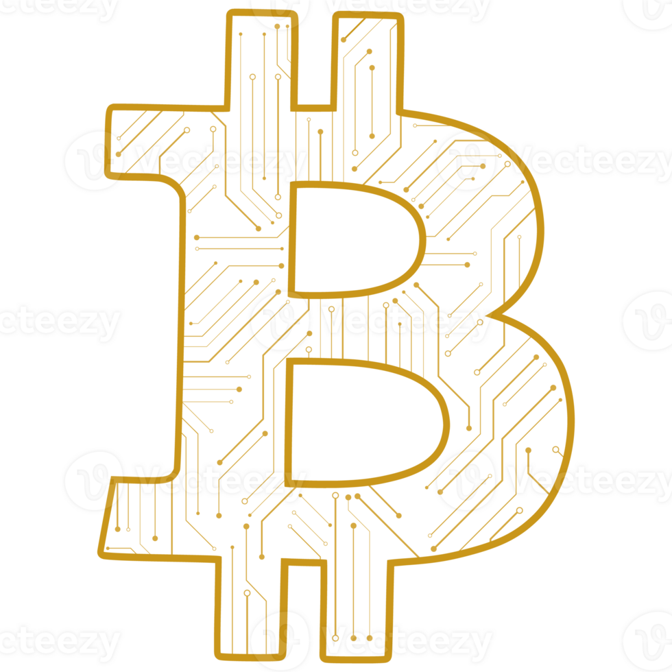 Bitcoin Digital crypto currency png