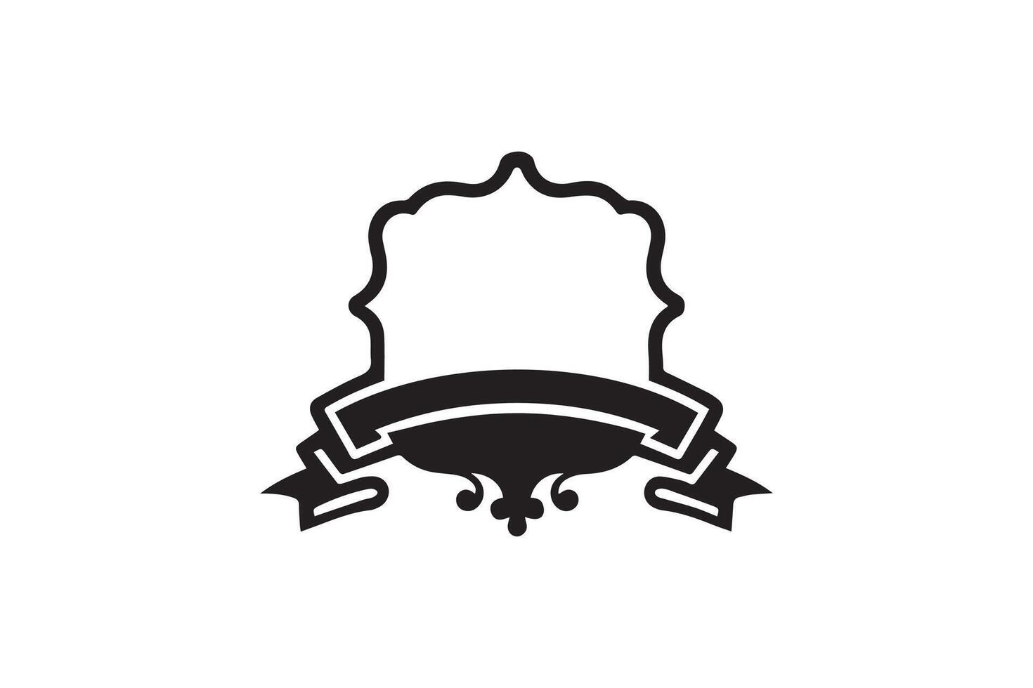 A black and white logo for a company vector