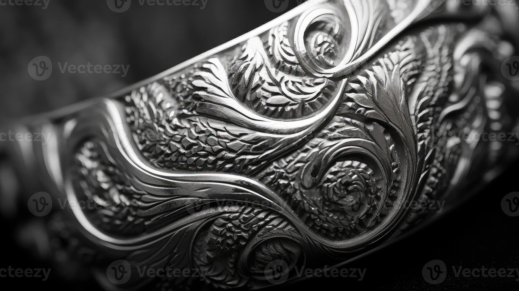 modern metallic silver texture photo