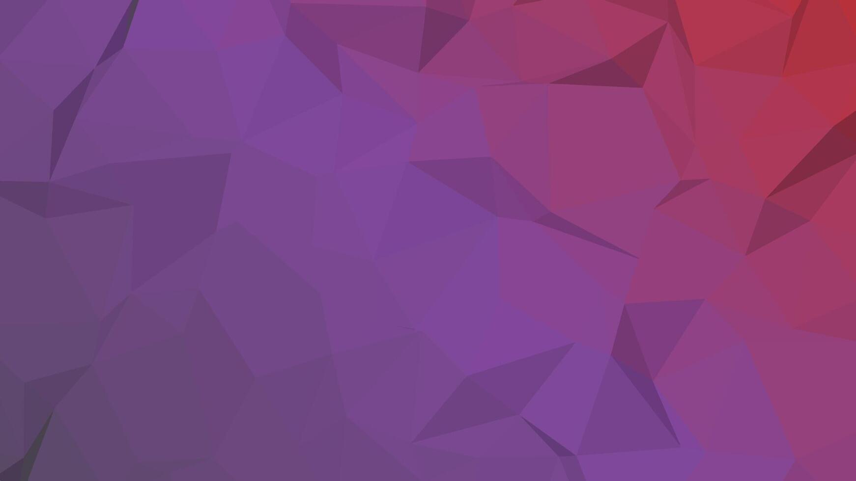 Low-poly polygonal background featuring a geometric composition of sharp angular shapes creating a faceted three-dimensional effect. Sharp edges and geometric with vibrant purple pink gradient. vector