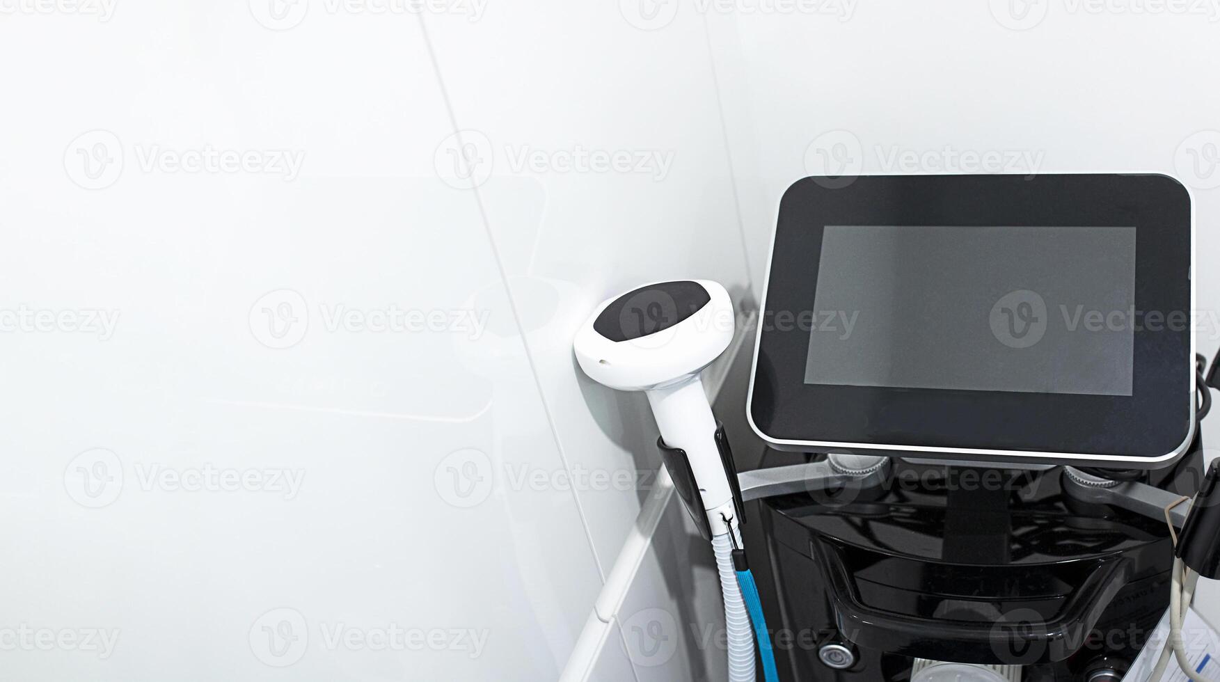Morpheus 8 machine with copy space. skin treatment. photo