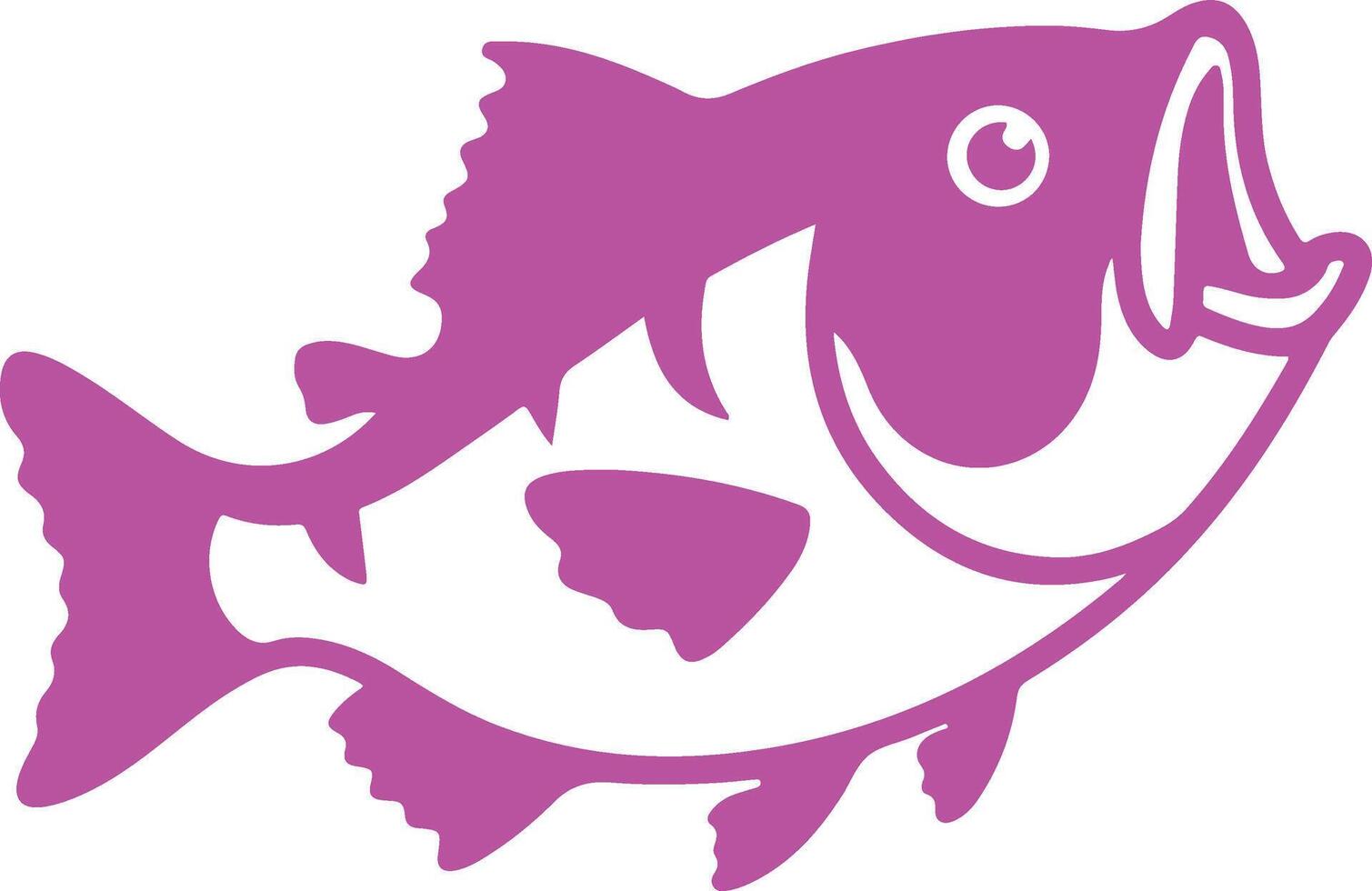 Hand Drawn Fish Artwork Design vector
