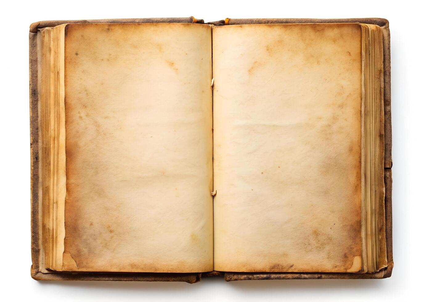 old book isolated on white photo