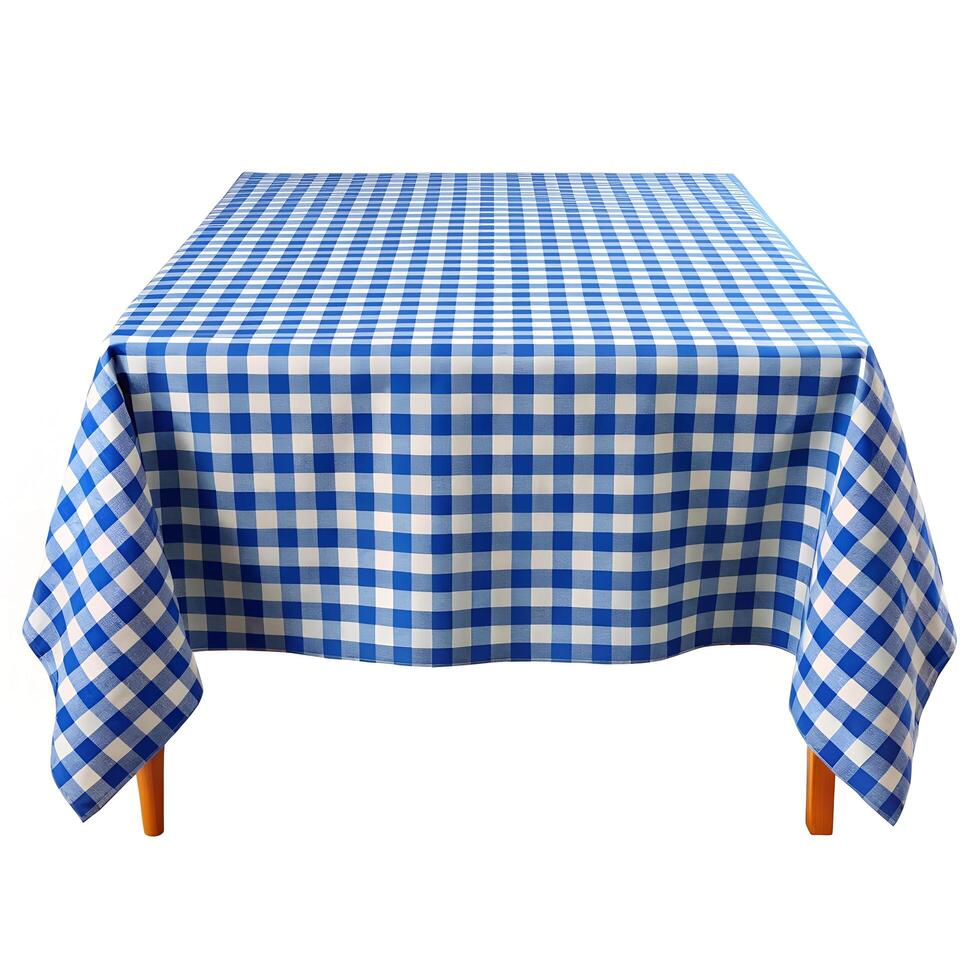 tablecloth on a white background photo