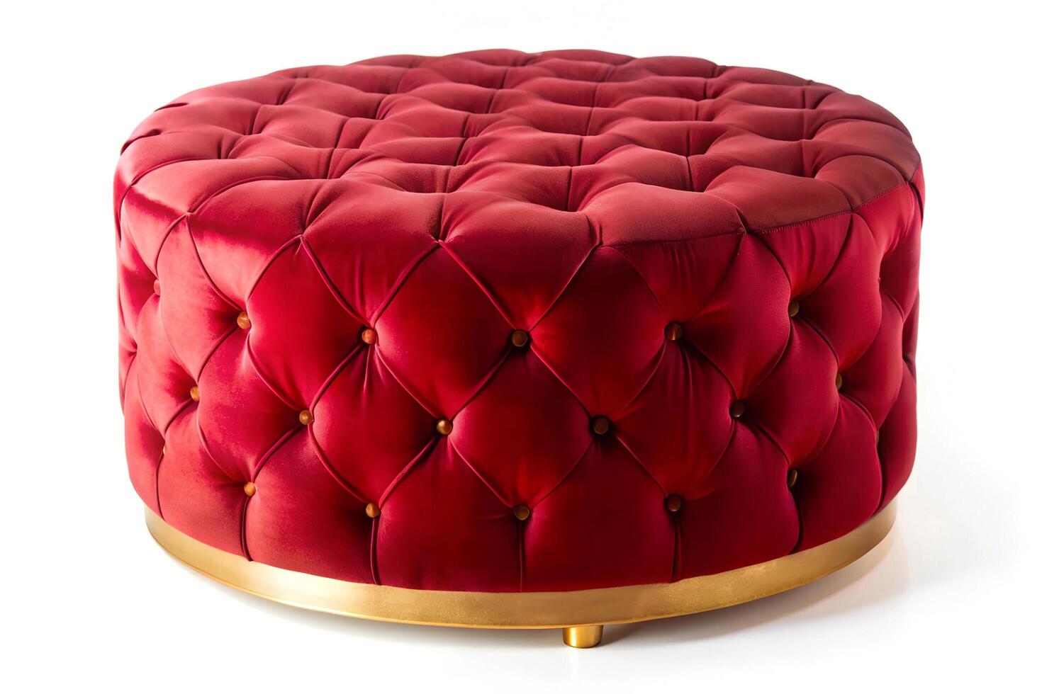 red cushions for relax time at home photo