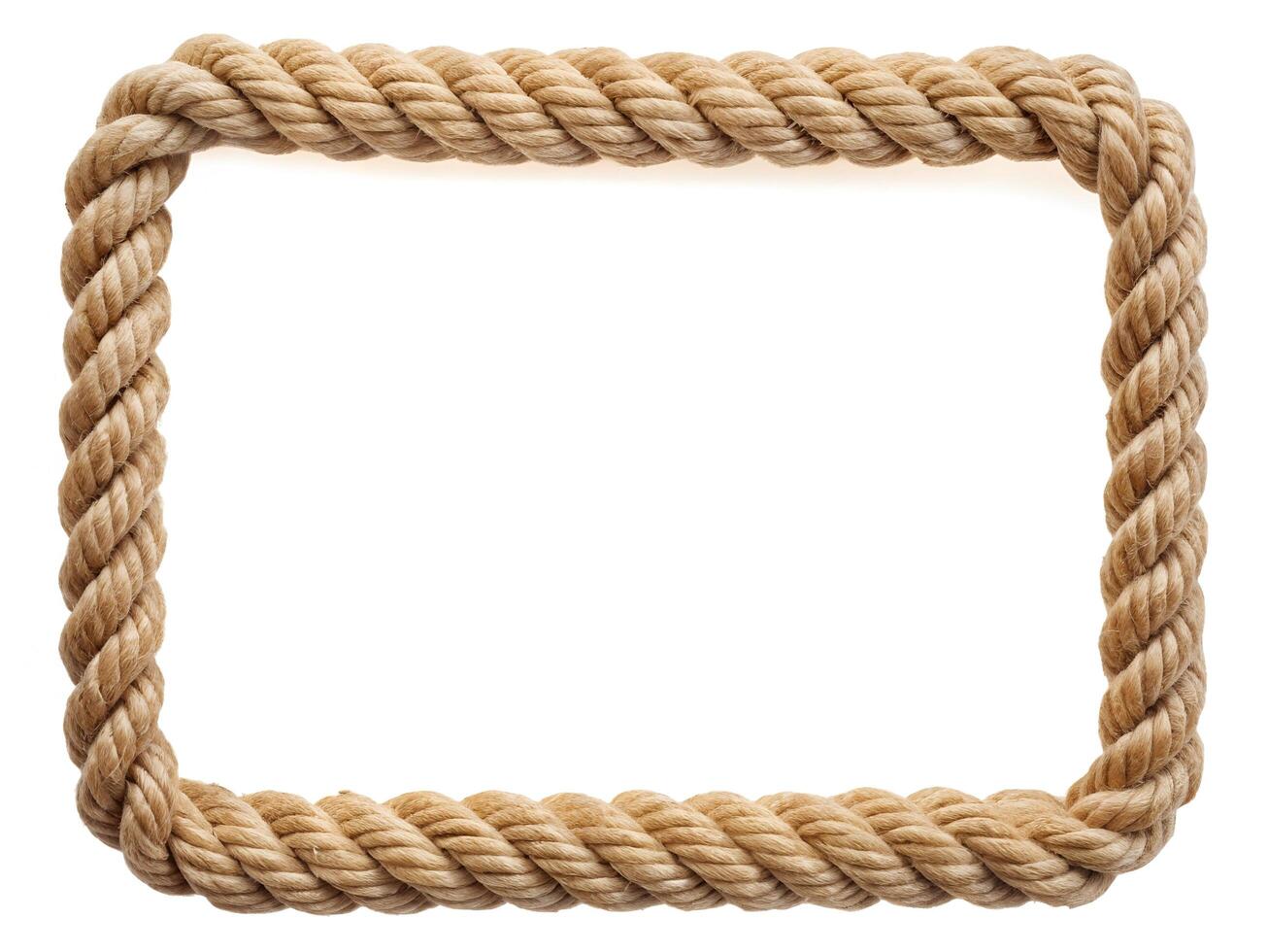 circle rope frame with free style node photo