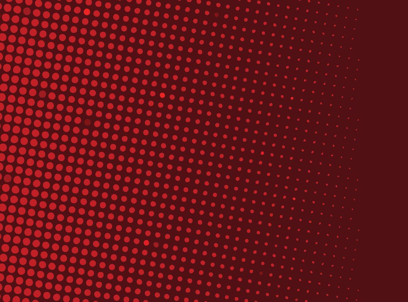 Dark Red halftone dotted background vector