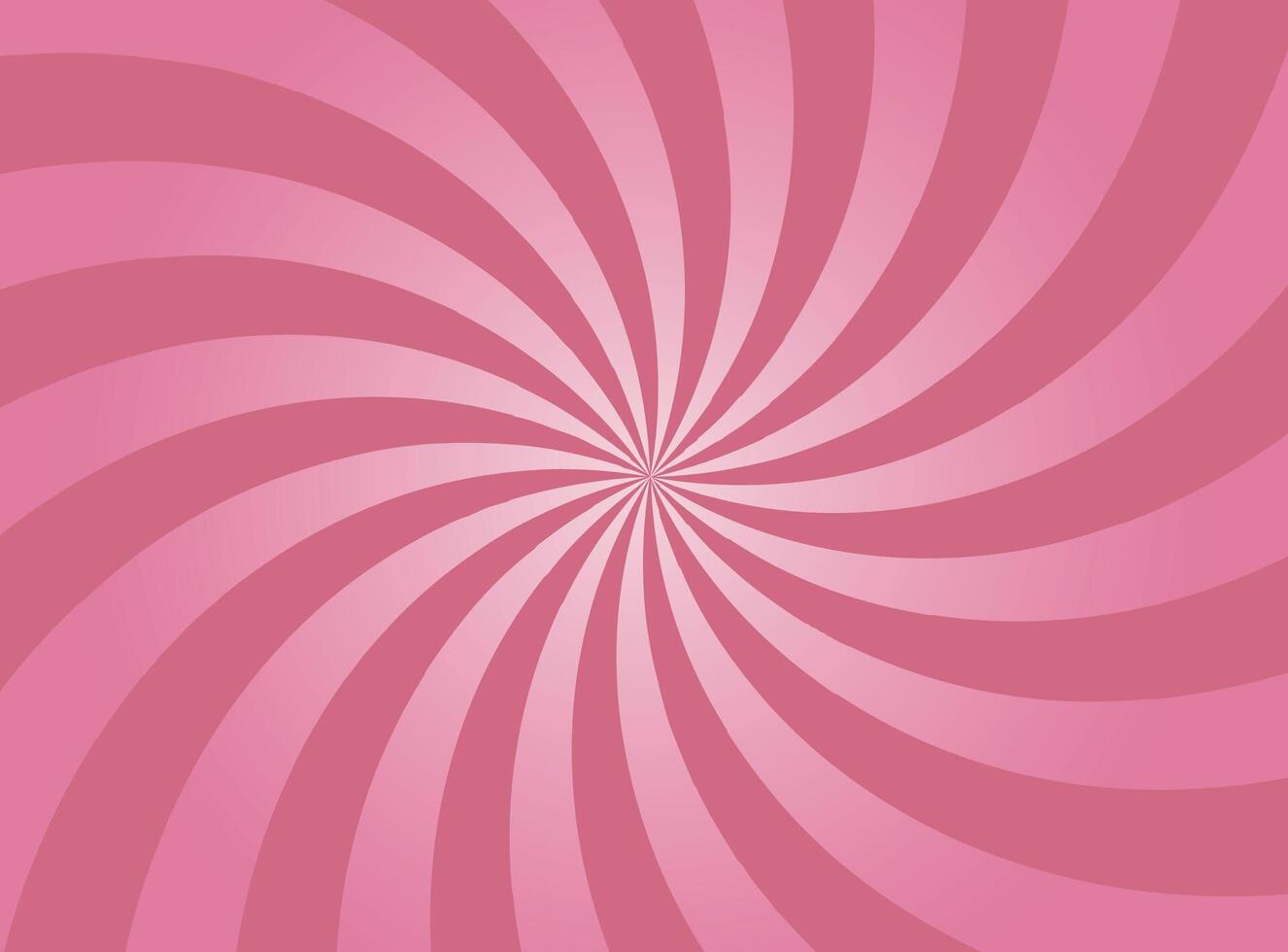 Pink Spiral Swirl Background With Light Sunburst vector