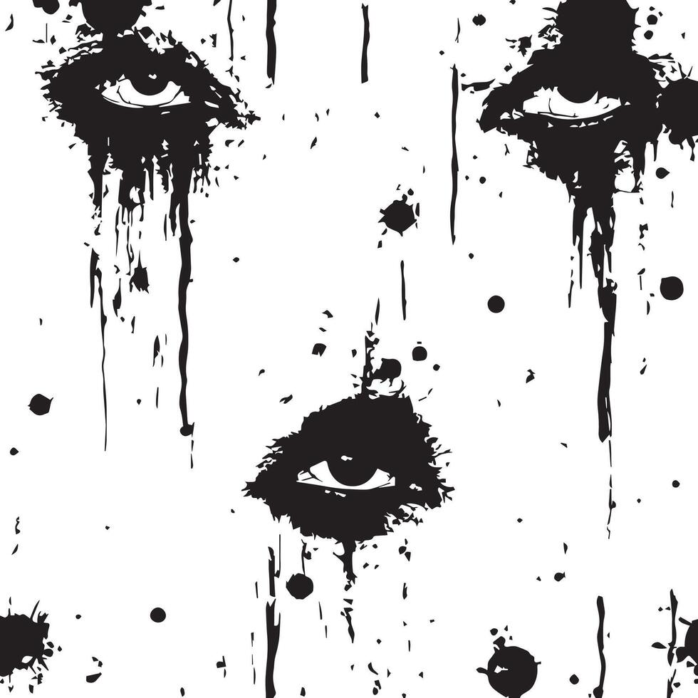 High-Contrast Grunge Texture for Dramatic Effects vector