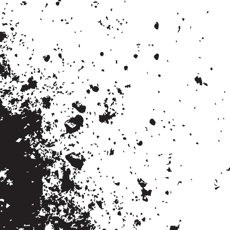 Water-Damaged Grunge Texture for Realistic Aging vector