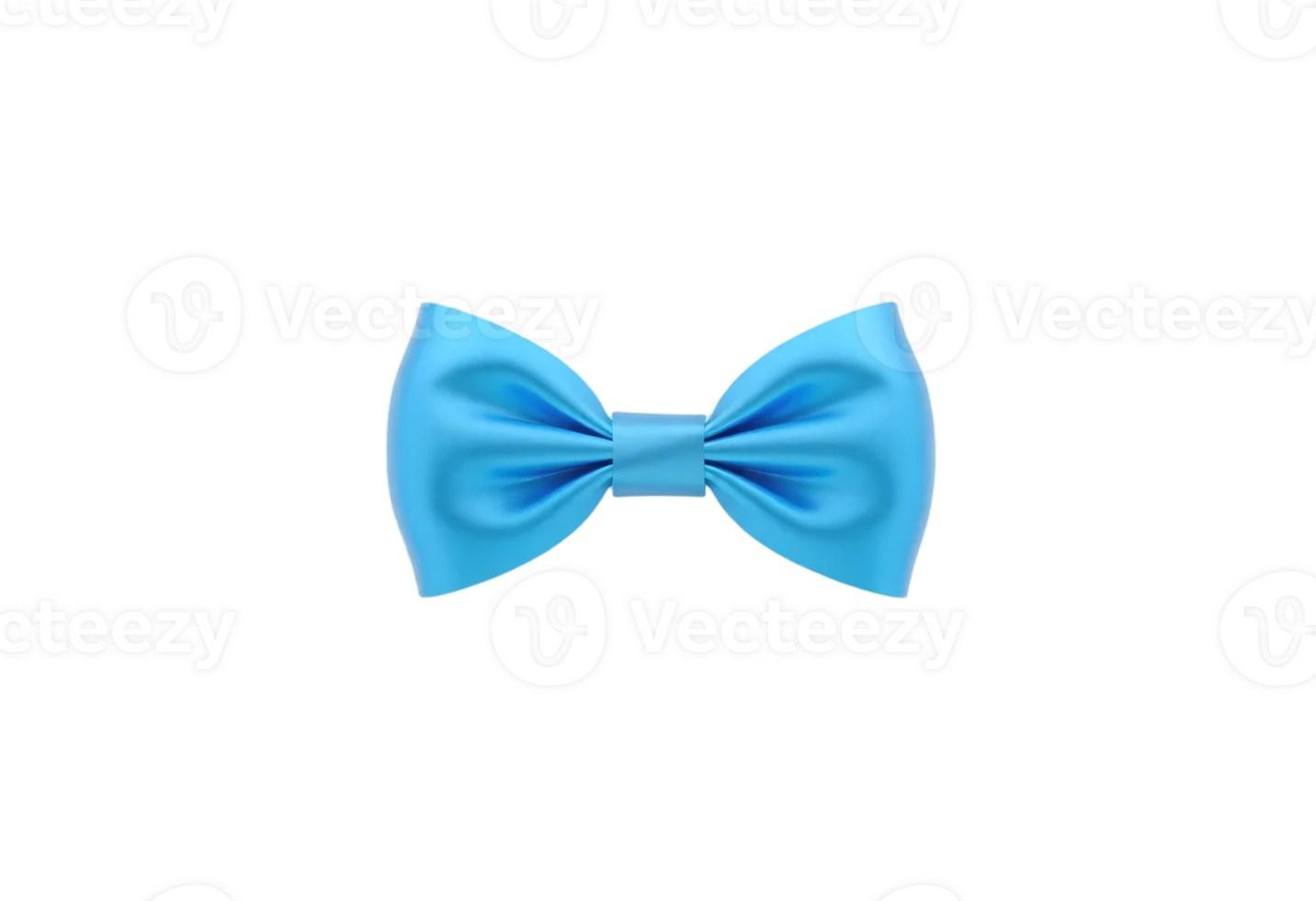 A blue bow tie on transparent background png