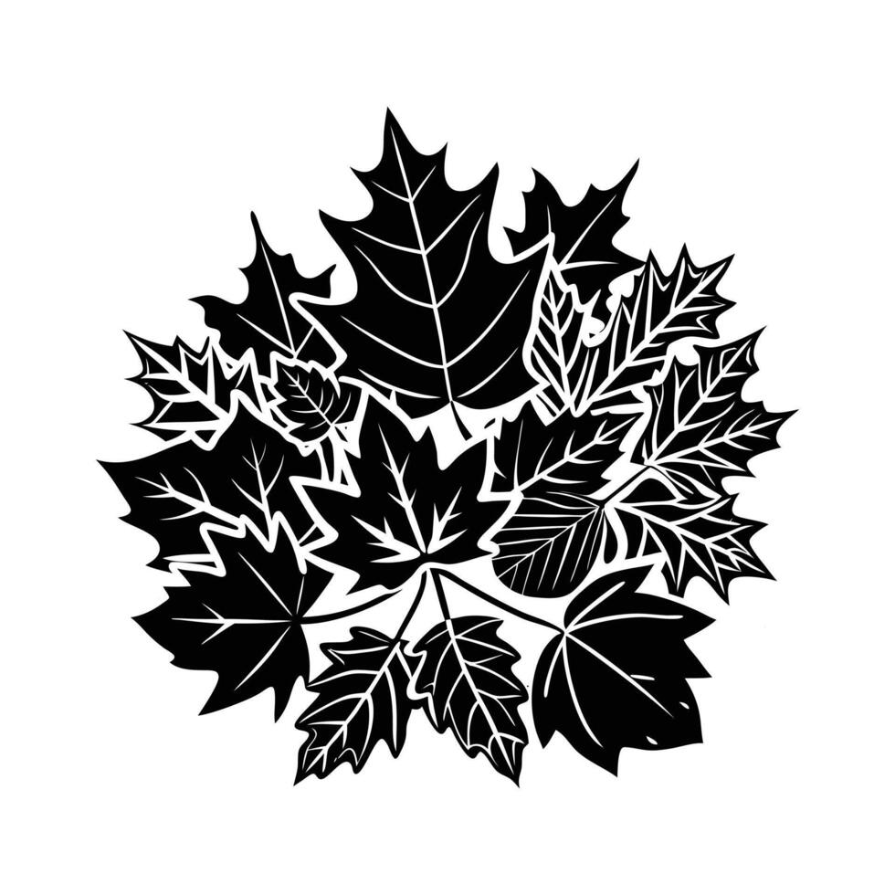 Falling Into Autumn vector