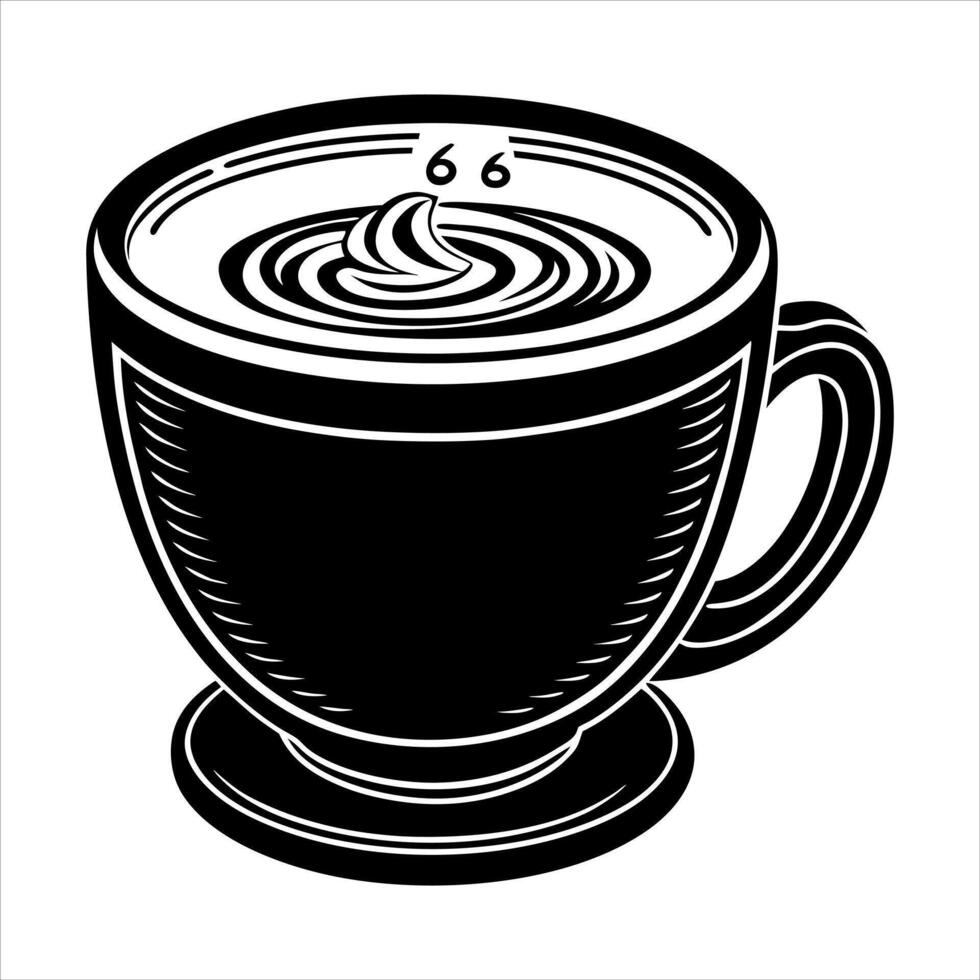 Cup of Coffee Bliss vector