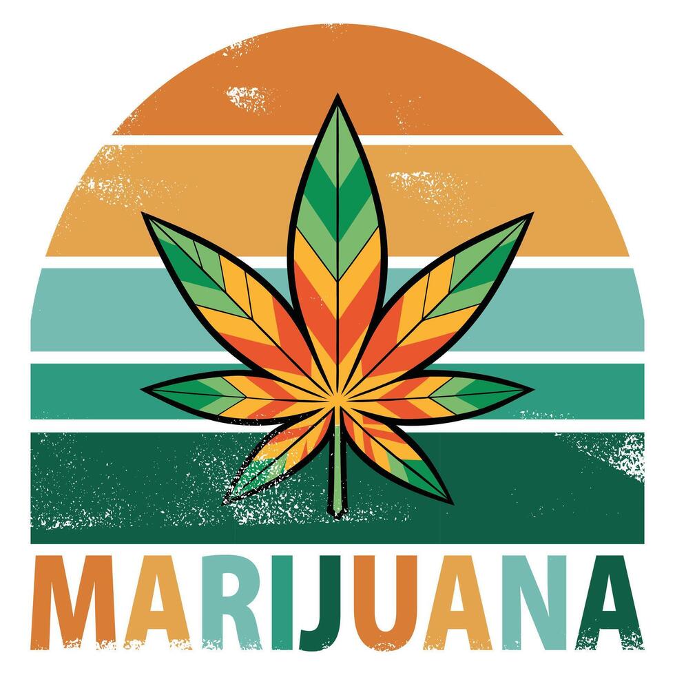 Detailed Stoner T-Shirt Design Featuring Weed Smoking vector