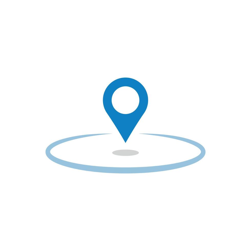 Pin pointer location flat icon. Map pin location icons. Modern map markers vector
