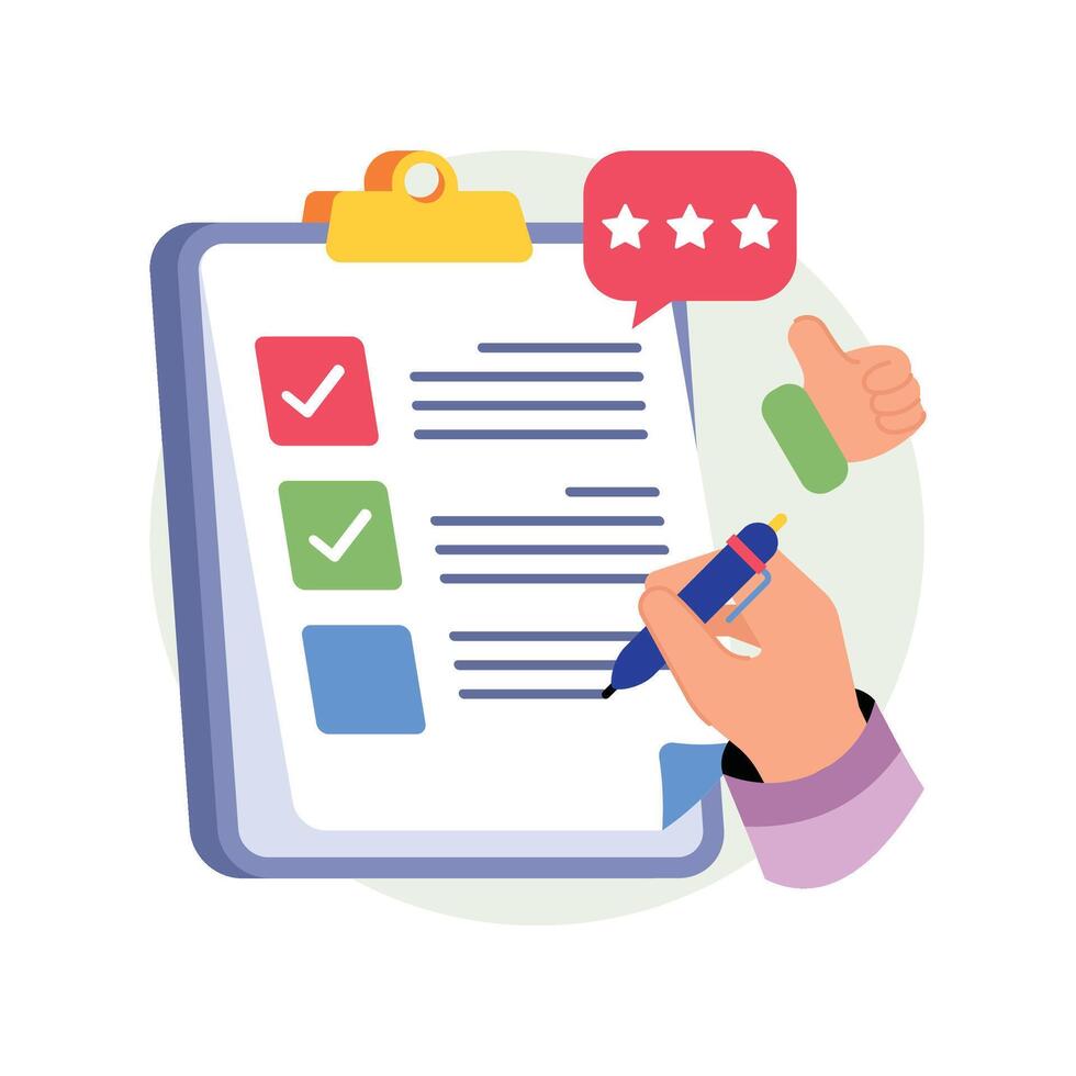 Postive Feedback Concepts Style illustrations. EPS 10 File stock illustration vector