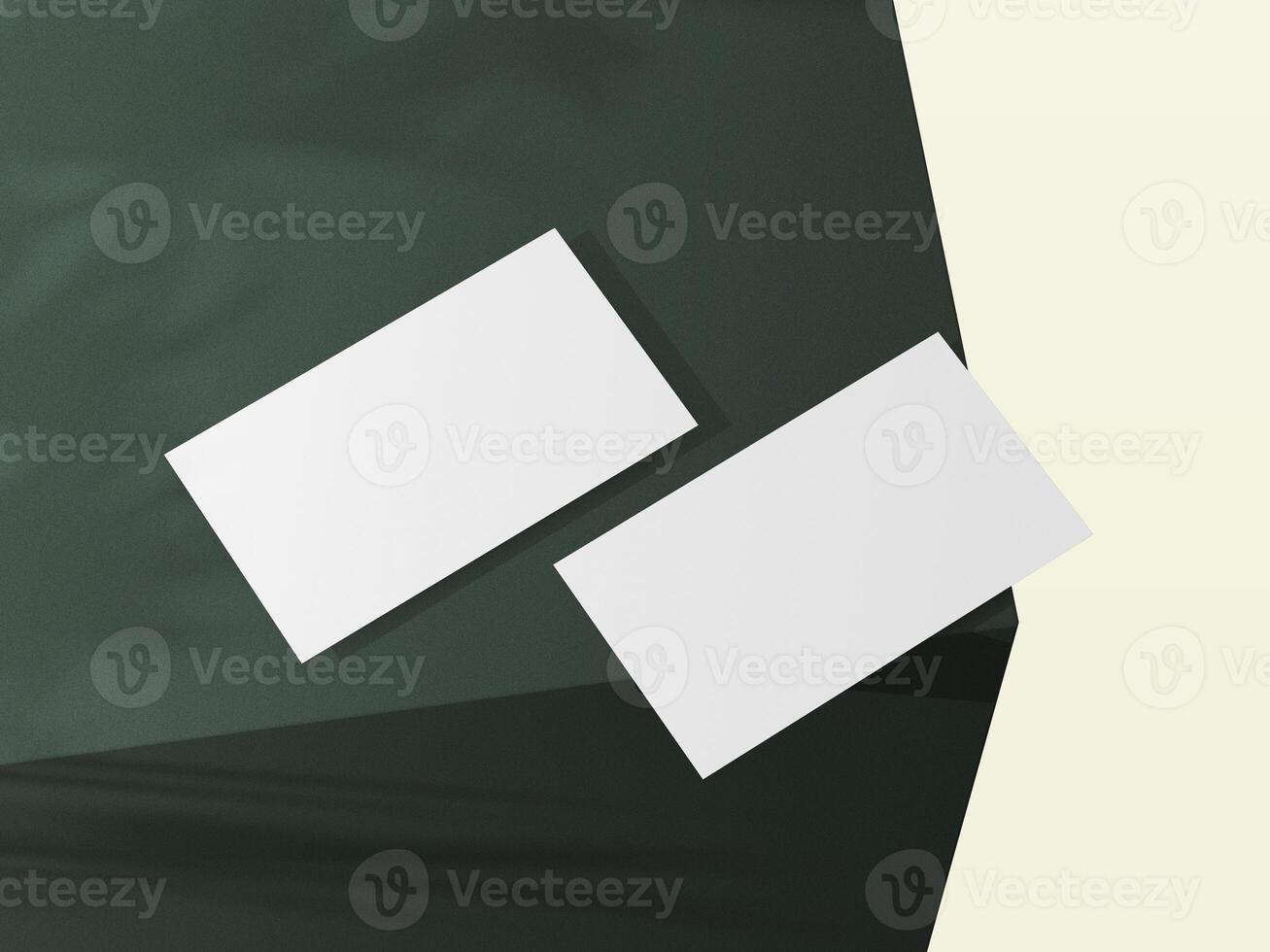 High resolution business card mockup photo