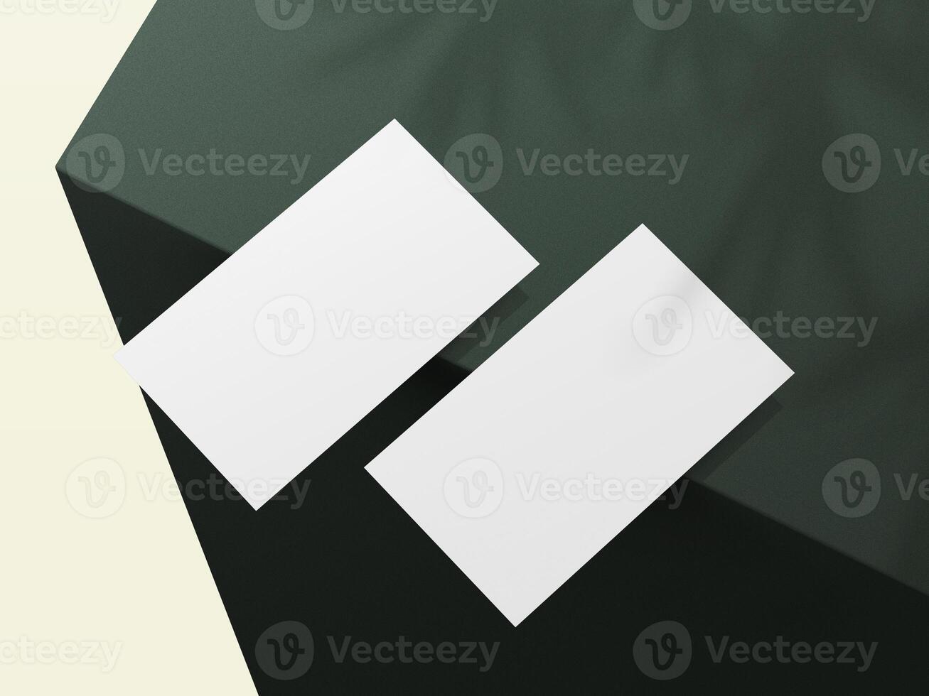 Versatile mockup for showcasing business card designs photo