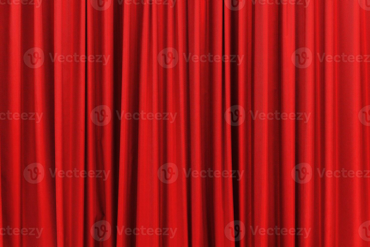 Red curtain use for background photo