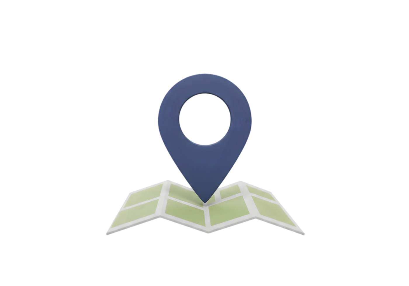 3D Location Pin on a Map Navigation and Exploration png