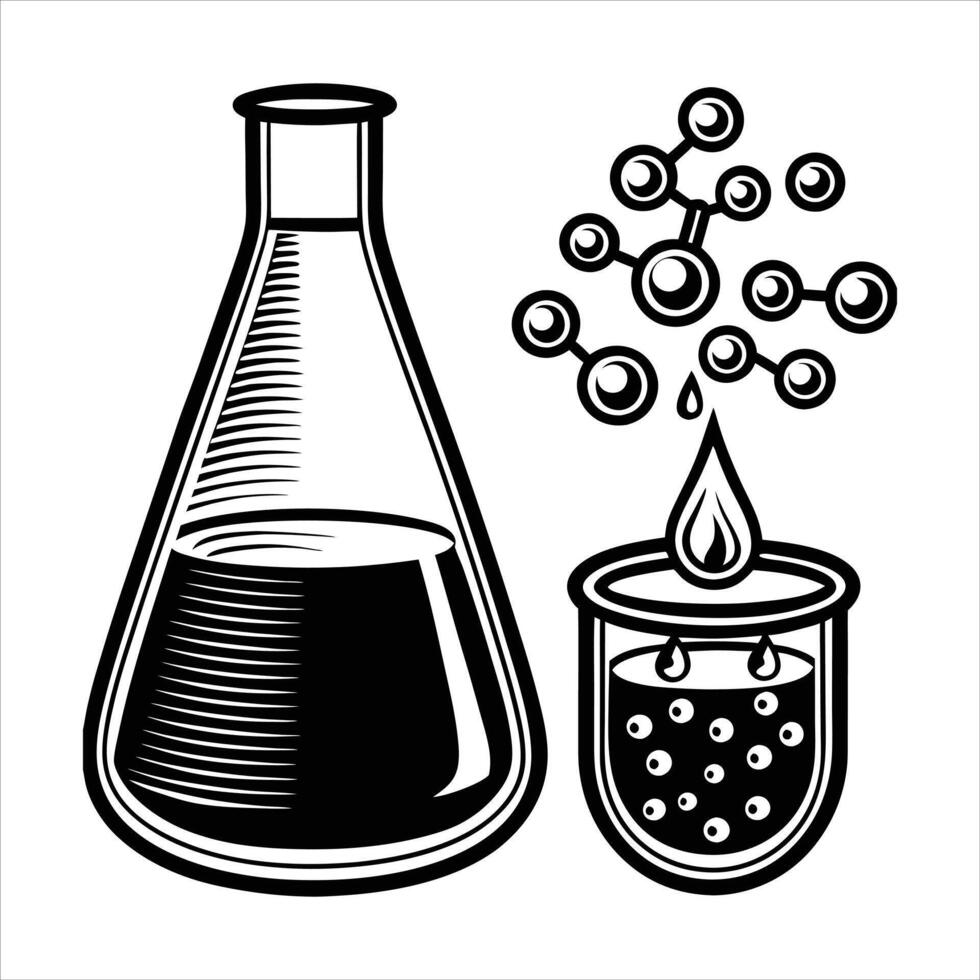 Hydrogen Peroxide Illustrations vector