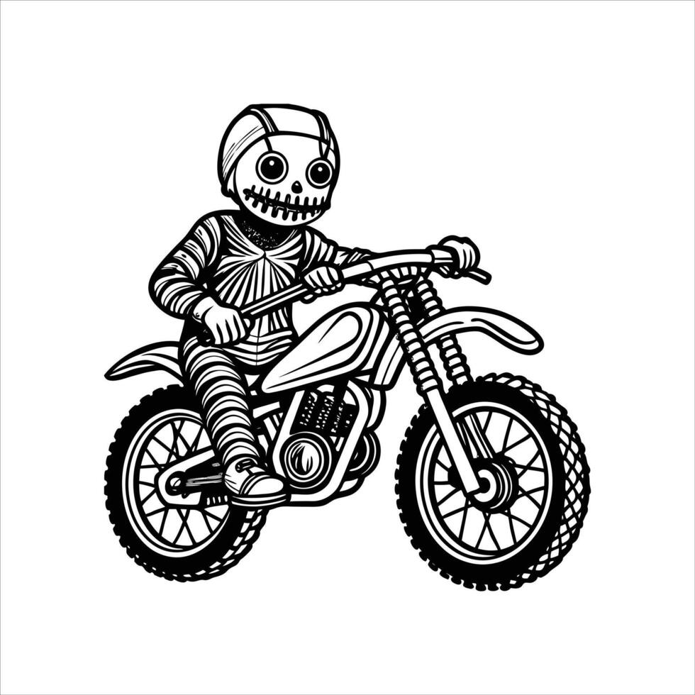 Voodoo Doll Jmotocross vector