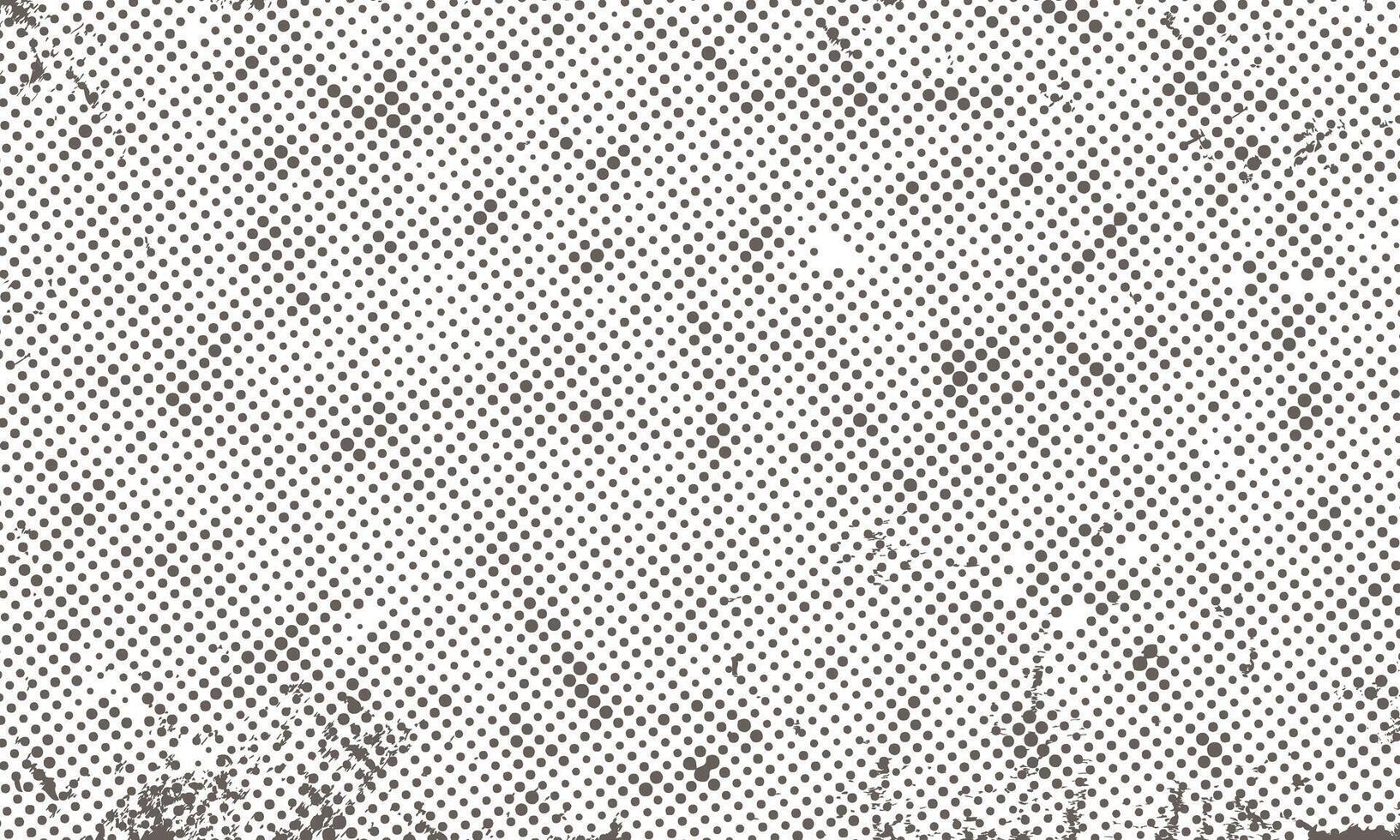 Abstract Dotted Halftone Retro Paper Print Texture Desaturated Filter vector